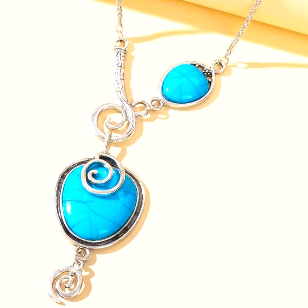 Bohemian Turquoise Necklace
